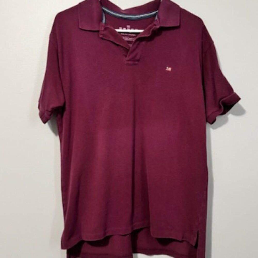 USED Men's Ralph Lauren Short Sleeve Polo Shirt Color Purple Size Medium